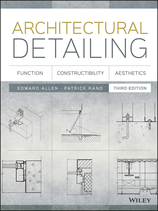 Title details for Architectural Detailing by Edward Allen - Available